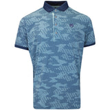Greyson Golf Shirt - Icon Camo Polo - Aegean FA25