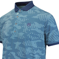 Greyson Golf Shirt - Icon Camo Polo - Aegean FA25