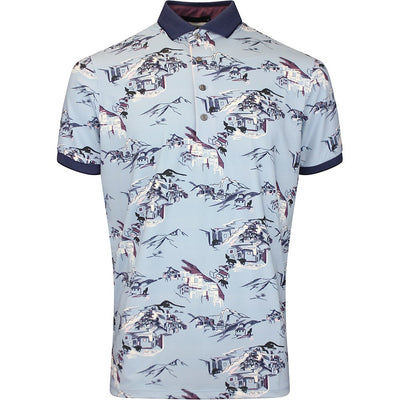 Greyson Golf Shirt - In The Blues Polo - Wolf Blue SS26