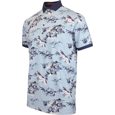 Greyson Golf Shirt - In The Blues Polo - Wolf Blue SS26