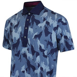 Greyson Golf Shirt - In The Shadows Polo - Vintage Indigo FA25