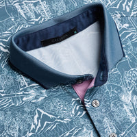 Greyson Golf Shirt - In The Valley Polo - Vintage Indigo FA25