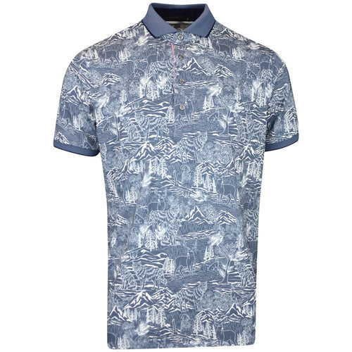 Greyson Golf Shirt - In The Valley Polo - Vintage Indigo FA25