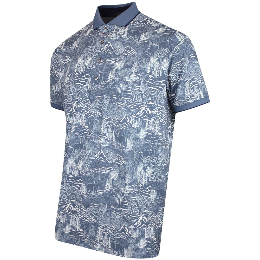 Greyson Golf Shirt - In The Valley Polo - Vintage Indigo FA25