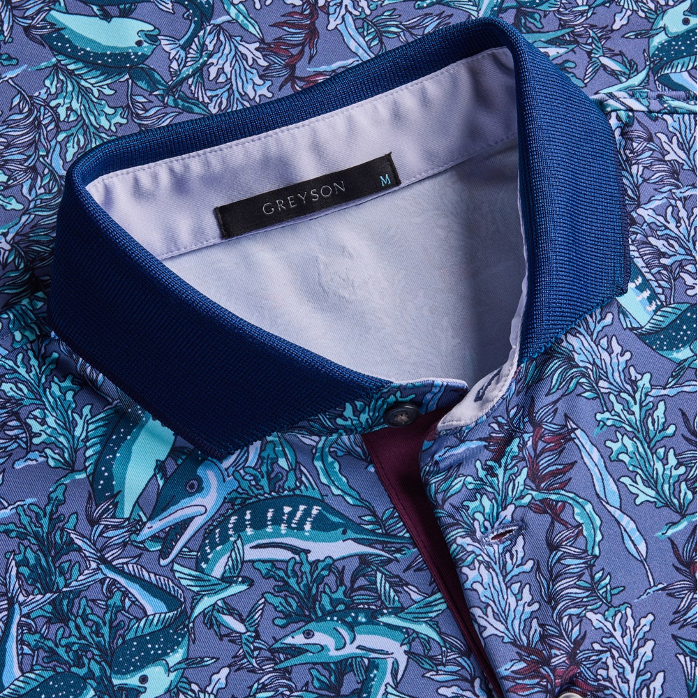 Greyson Golf Shirt - Marlin Curiosities Polo - Falcon SS26