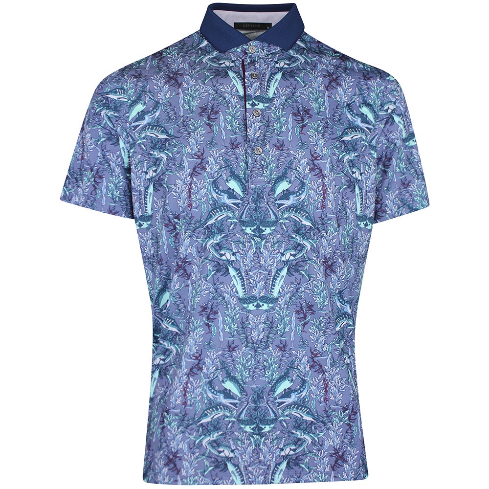 Greyson Golf Shirt - Marlin Curiosities Polo - Falcon SS26