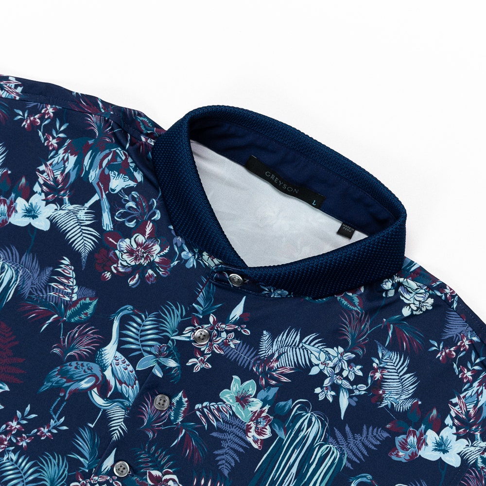 Greyson Golf Shirt - Night Lurk Polo - Falcon SS26