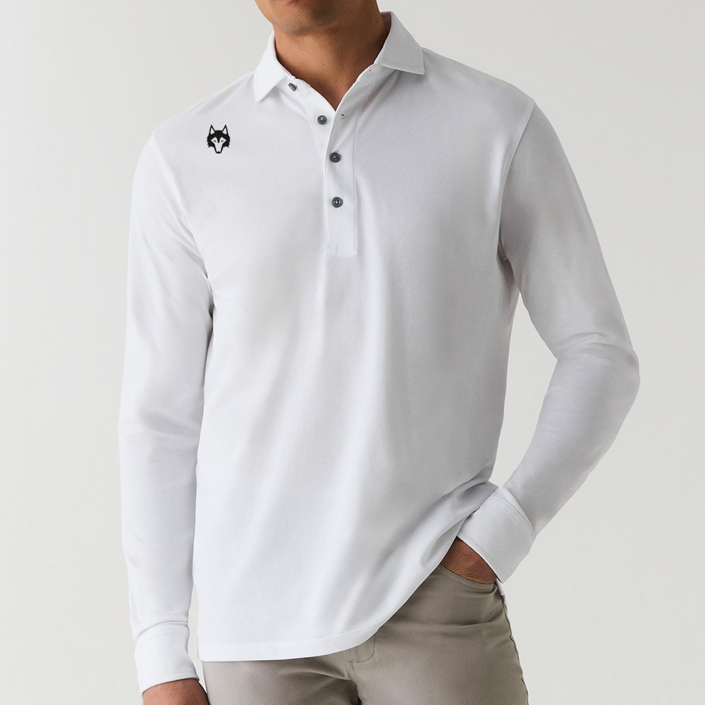 Greyson Golf Shirt - Omaha LS Polo - Arctic AW26