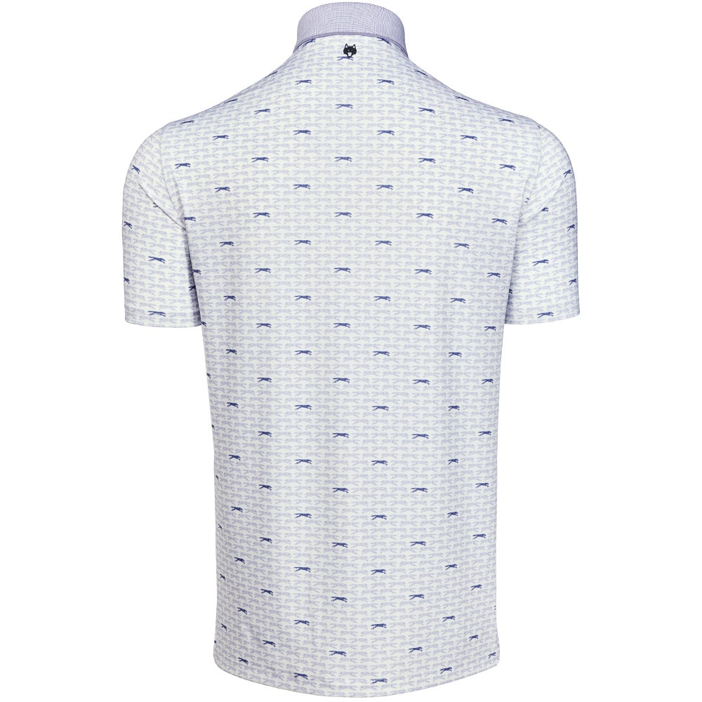 Greyson Golf Shirt - Running Wolf Polo - Arctic AW26