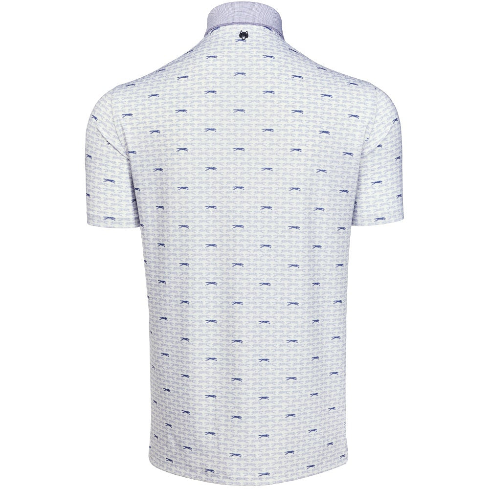 Greyson Golf Shirt - Running Wolf Polo - Arctic AW26