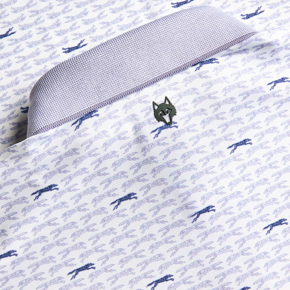 Greyson Golf Shirt - Running Wolf Polo - Arctic AW26