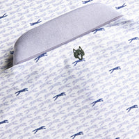Greyson Golf Shirt - Running Wolf Polo - Arctic AW26