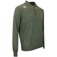 Greyson Golf Shirt - Saratoga LS Sweater Polo - Midnight Camp AW26