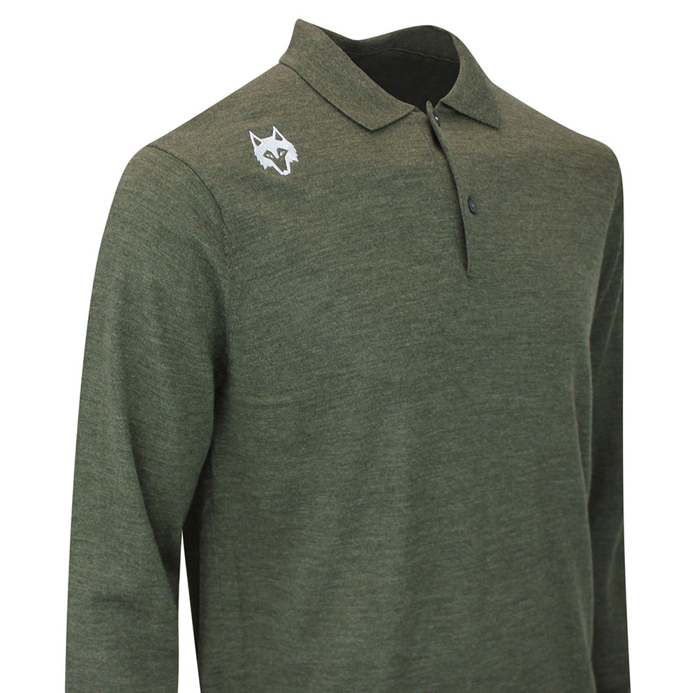 Greyson Golf Shirt - Saratoga LS Sweater Polo - Midnight Camp AW26