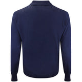 Greyson Golf Shirt - Saratoga Merino LS - Maltese Blue AW26