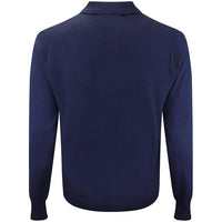 Greyson Golf Shirt - Saratoga Merino LS - Maltese Blue AW26