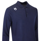 Greyson Golf Shirt - Saratoga Merino LS - Maltese Blue AW26