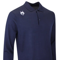 Greyson Golf Shirt - Saratoga Merino LS - Maltese Blue AW26