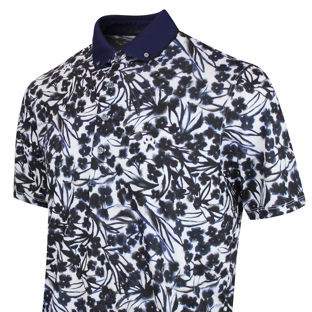 Greyson Golf Shirt - Shadow Bloom Polo - Arctic AW26
