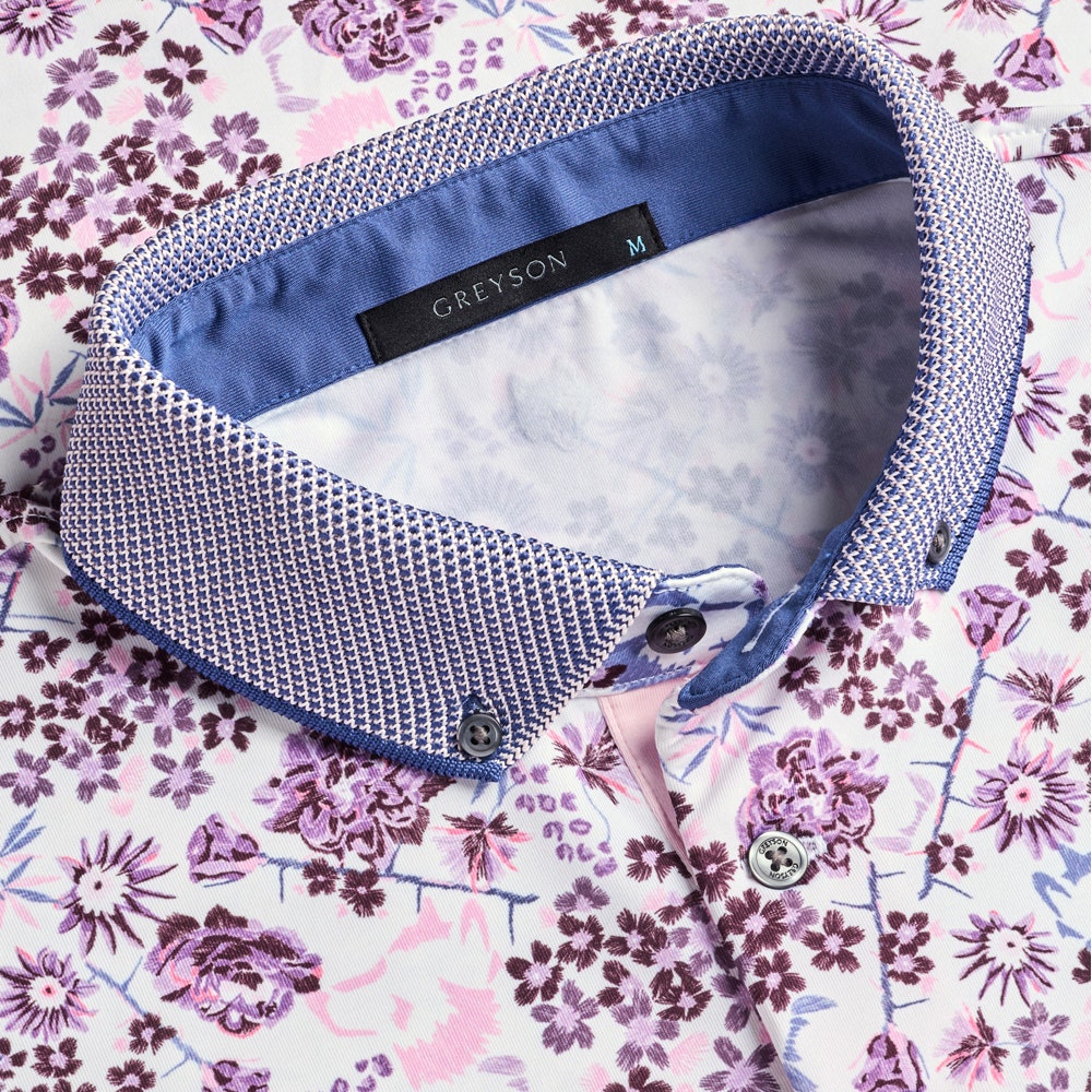 Greyson Golf Shirt - Silver Fang Polo - Arctic SS26