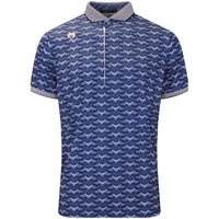 Greyson Golf Shirt - Silver Stilt Polo - Maltese Blue SS26