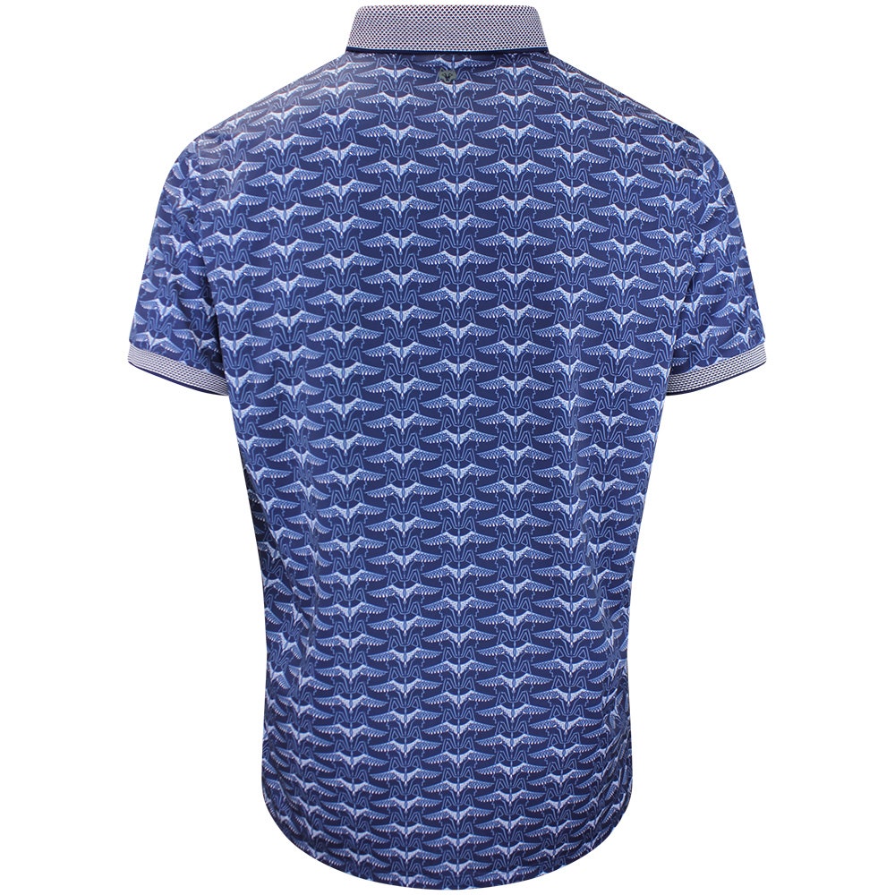Greyson Golf Shirt - Silver Stilt Polo - Maltese Blue SS26