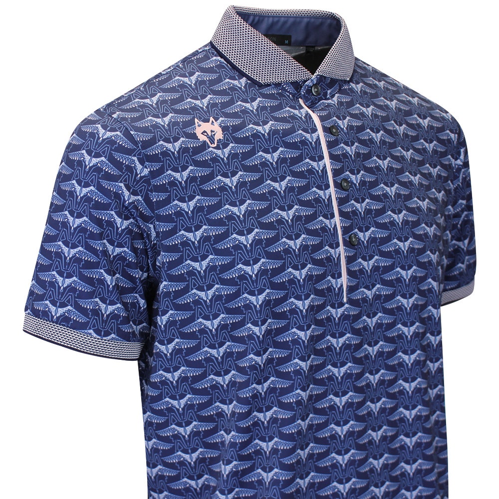 Greyson Golf Shirt - Silver Stilt Polo - Maltese Blue SS26