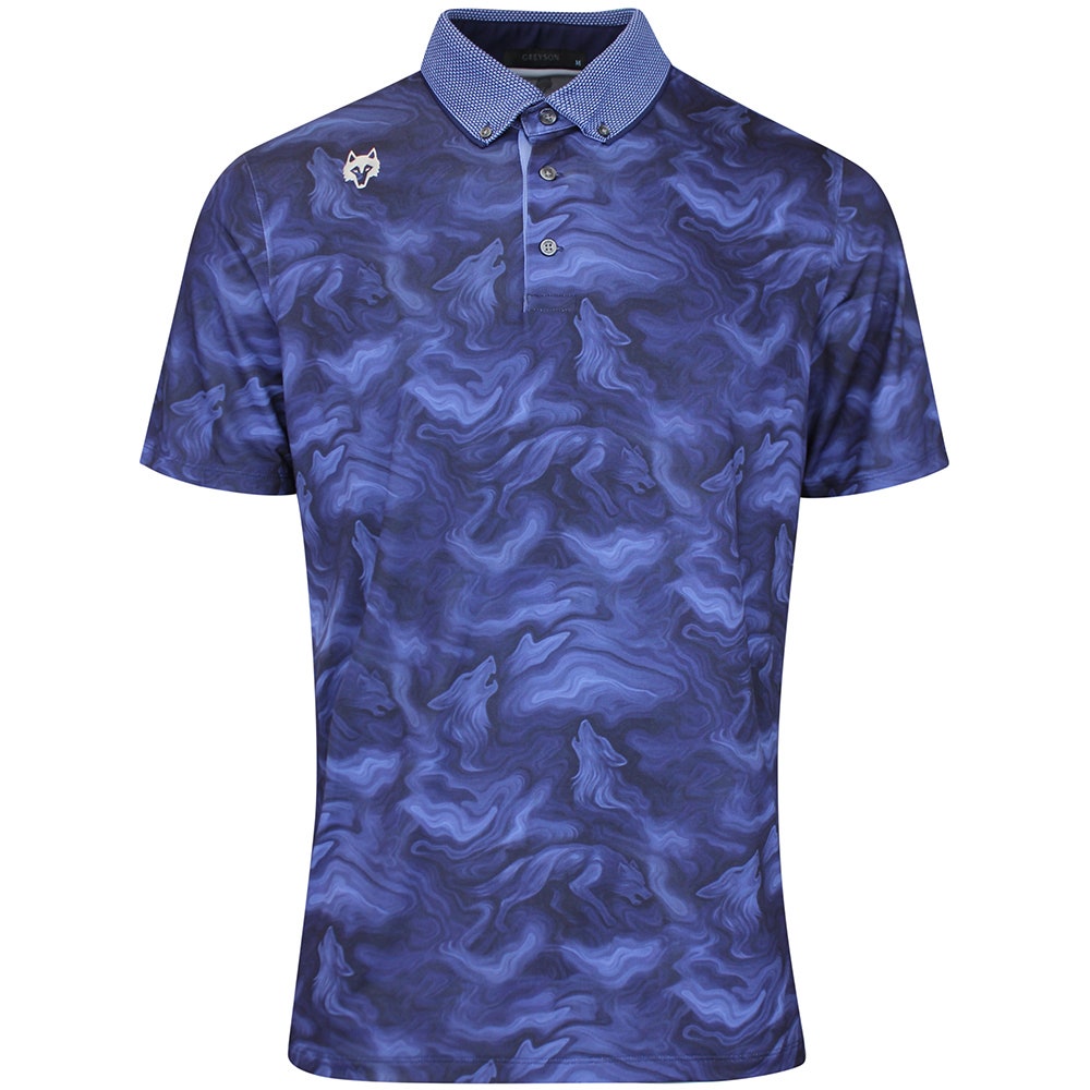 Greyson Golf Shirt - Smoke In The Den Polo - Maltese Blue AW26