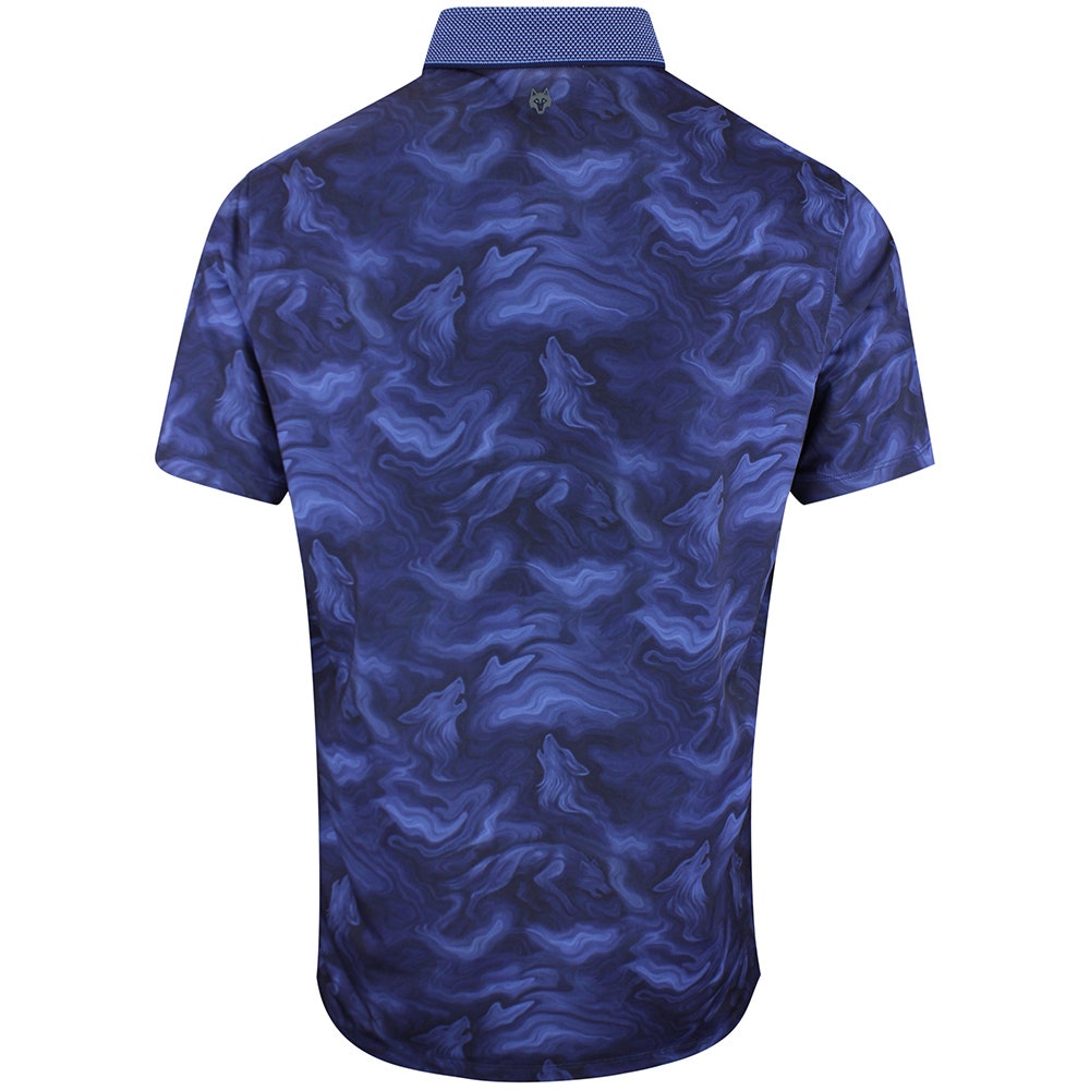 Greyson Golf Shirt - Smoke In The Den Polo - Maltese Blue AW26