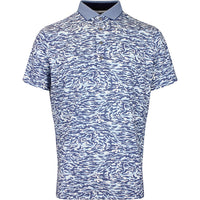 Greyson Golf Shirt - Stalking Wolf Camo Polo - Wolf Blue SS26
