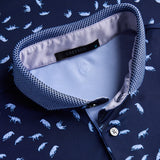 Greyson Golf Shirt - Wolfnastie Polo - Maltese Blue AW26
