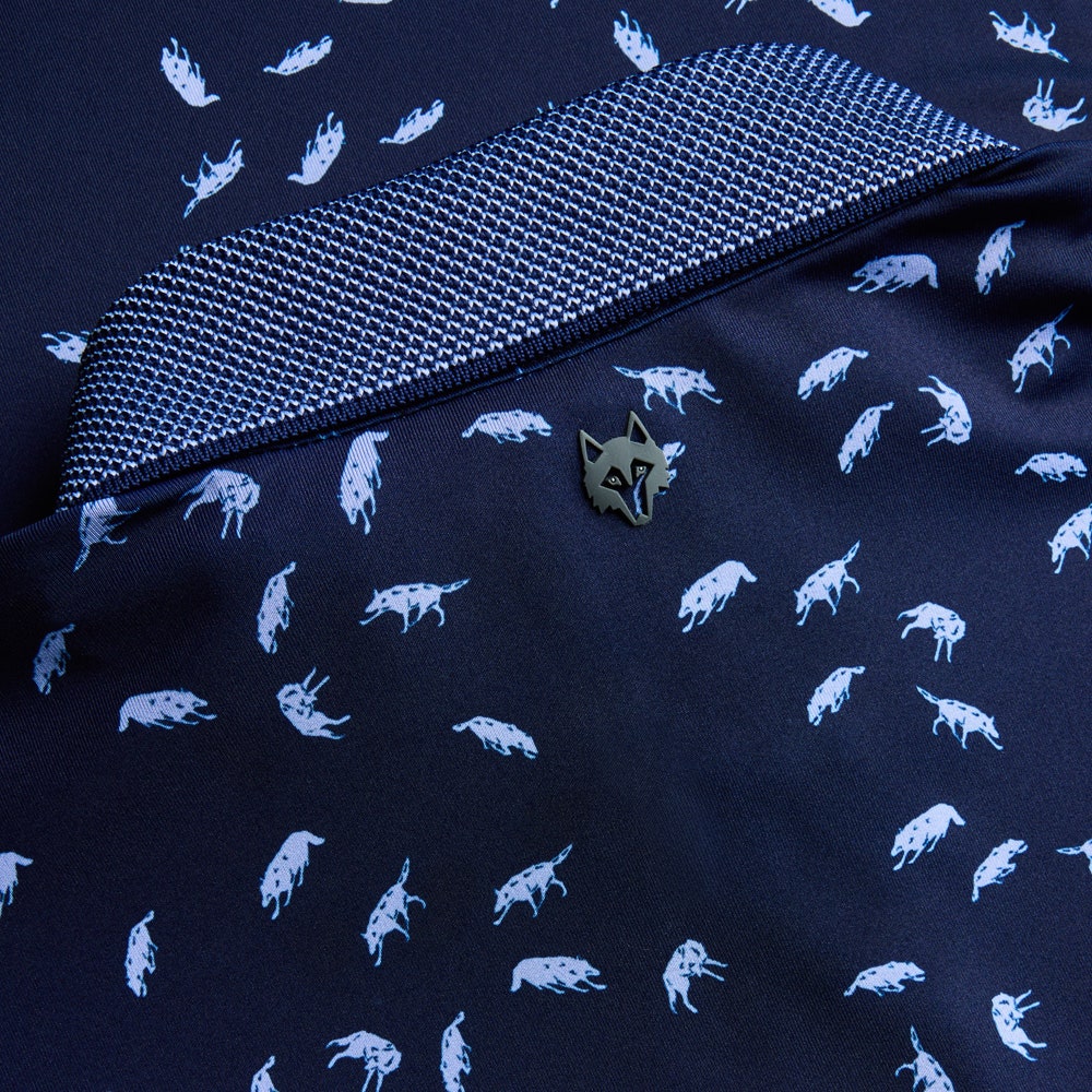 Greyson Golf Shirt - Wolfnastie Polo - Maltese Blue AW26