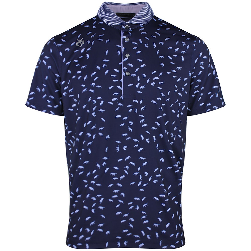 Greyson Golf Shirt - Wolfnastie Polo - Maltese Blue AW26