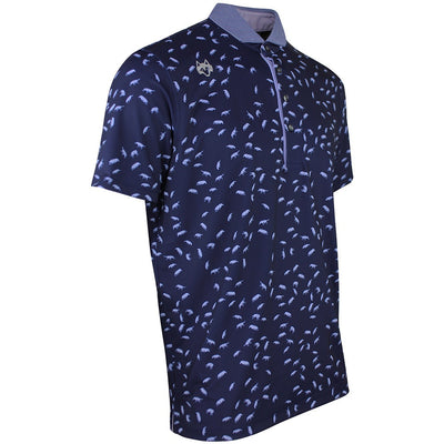 Greyson Golf Shirt - Wolfnastie Polo - Maltese Blue AW26