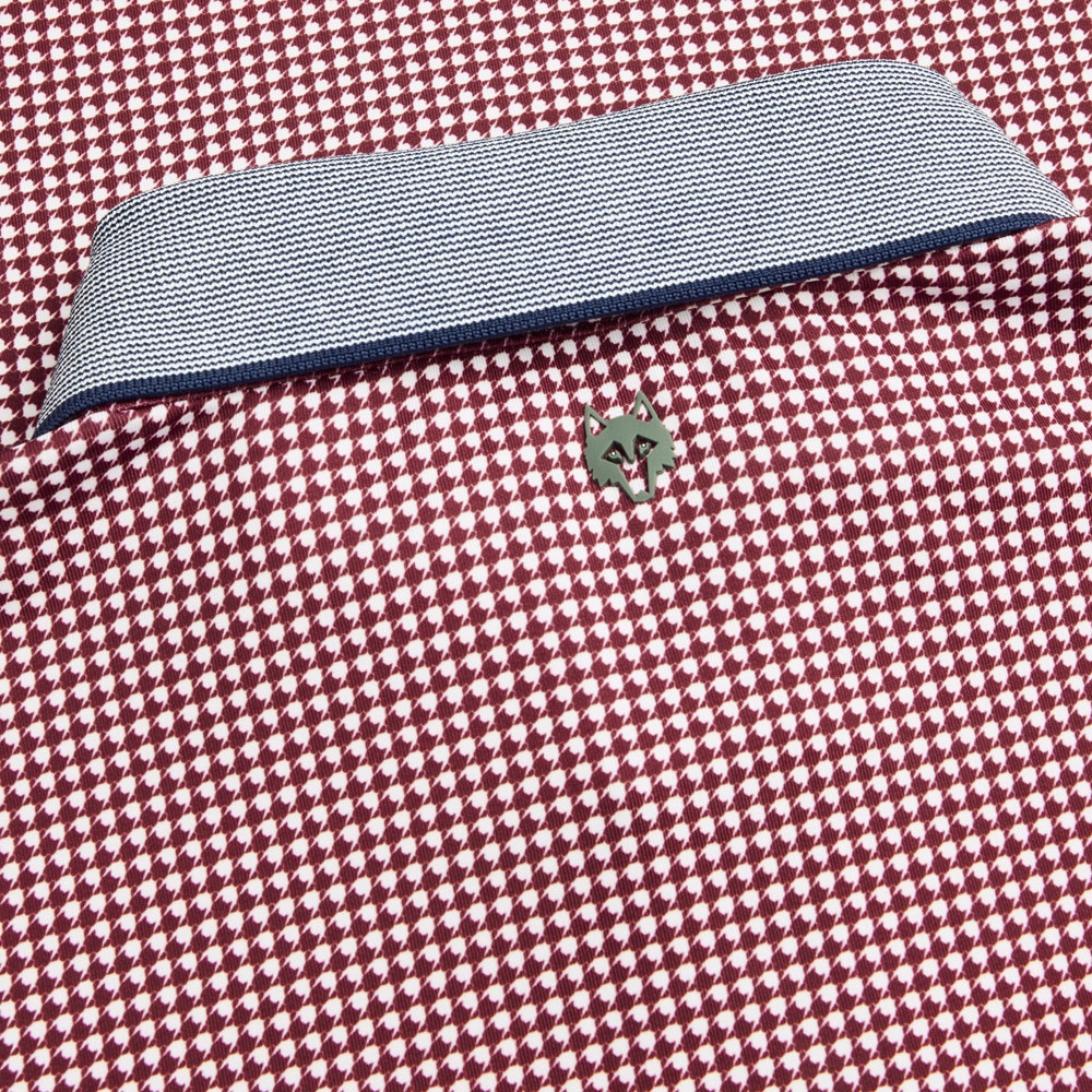 Greyson Golf Shirt - Wolvestooth Polo - Merlot AW26