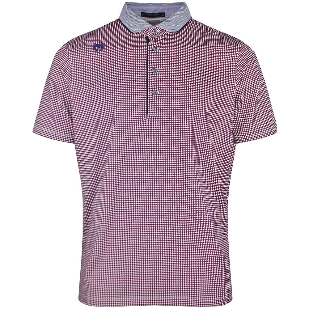 Greyson Golf Shirt - Wolvestooth Polo - Merlot AW26