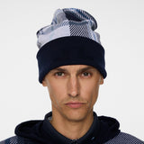 GP Exclusive - J.Lindeberg Jive Wool Beanie Hat - GSO Tartan