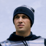 GP Exclusive - J.Lindeberg Jive Wool Beanie Hat - GSO Tartan