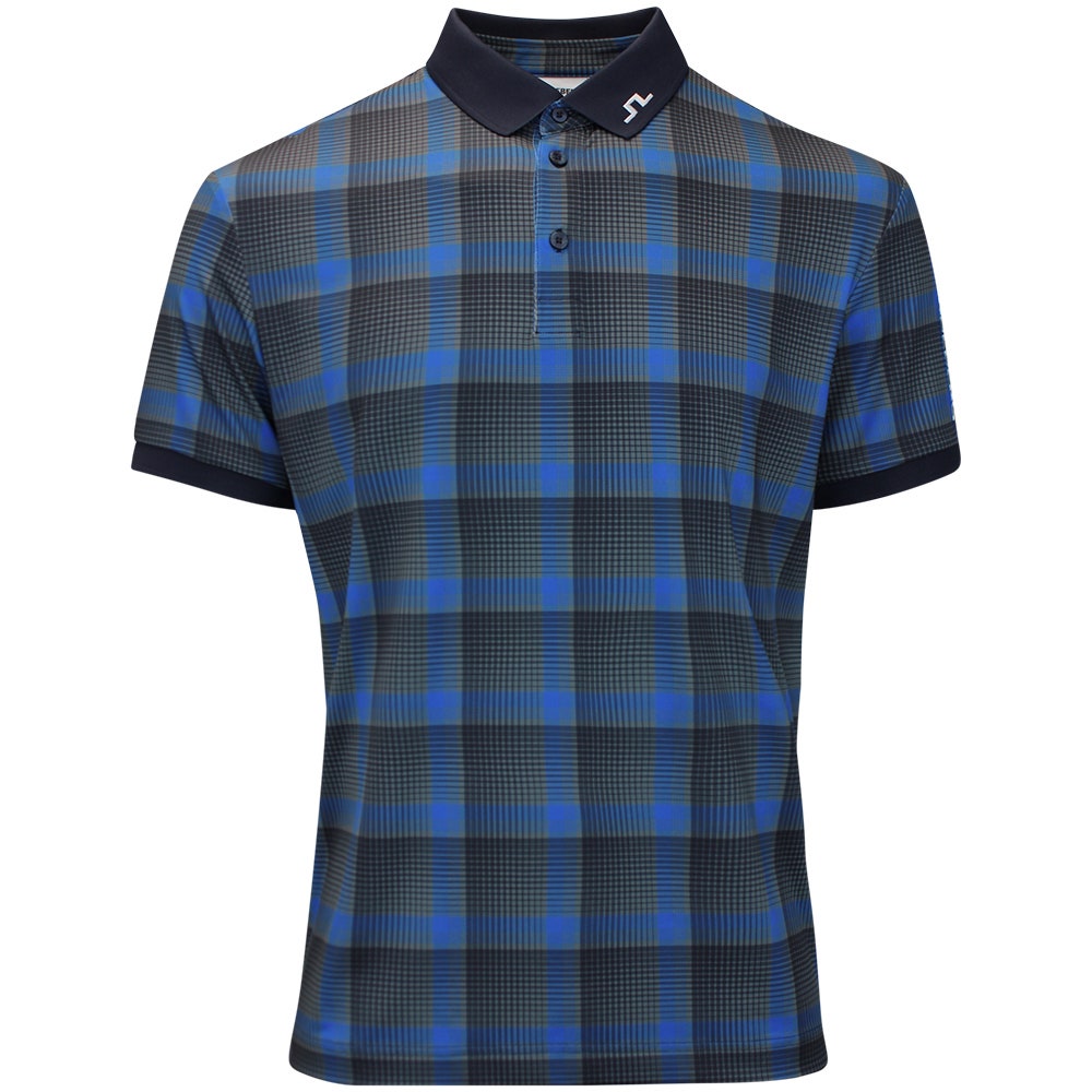 GP Exclusive - J.Lindeberg Tour Tech Print Reg. Fit - GSO Tartan 2026