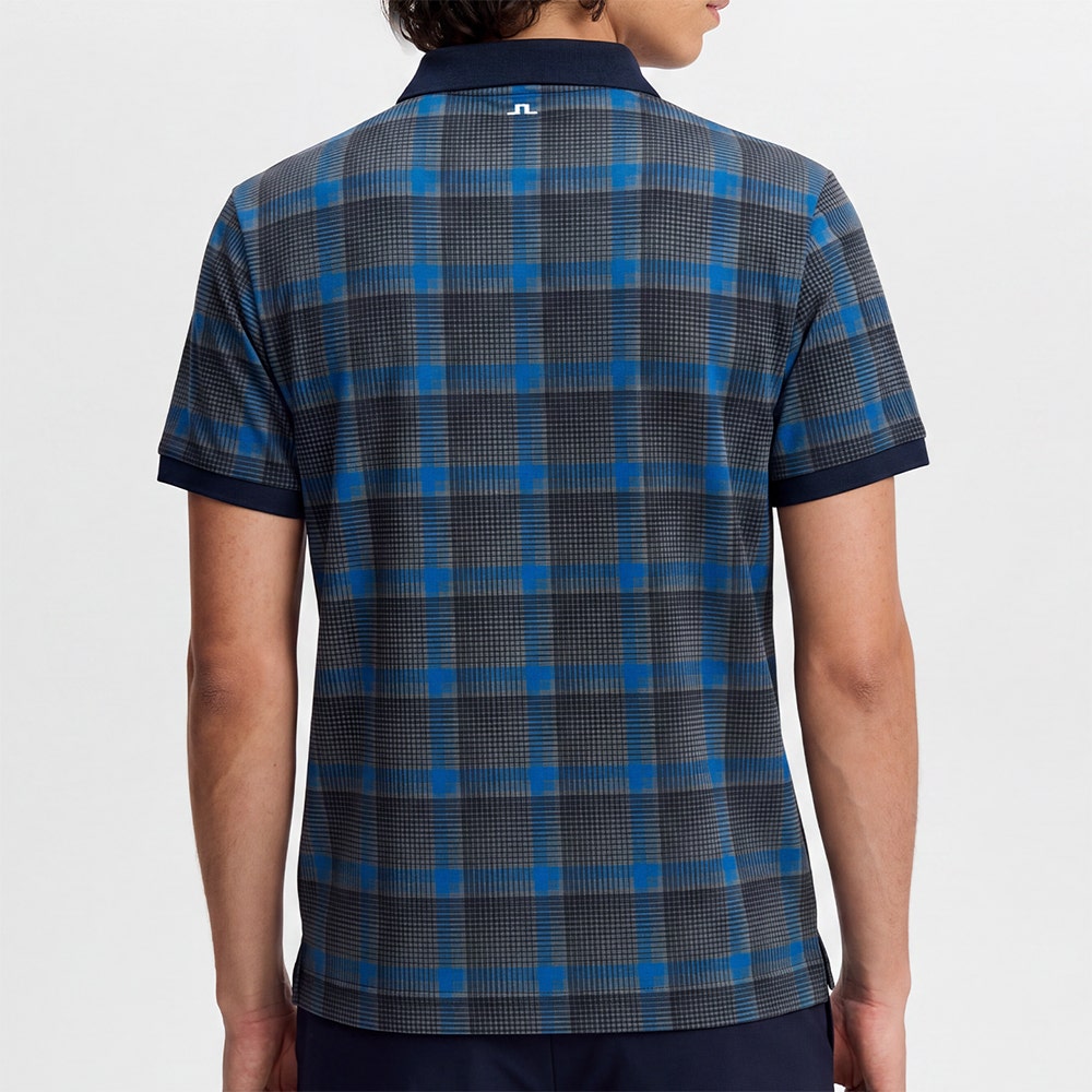 GP Exclusive - J.Lindeberg Tour Tech Print Reg. Fit - GSO Tartan 2026