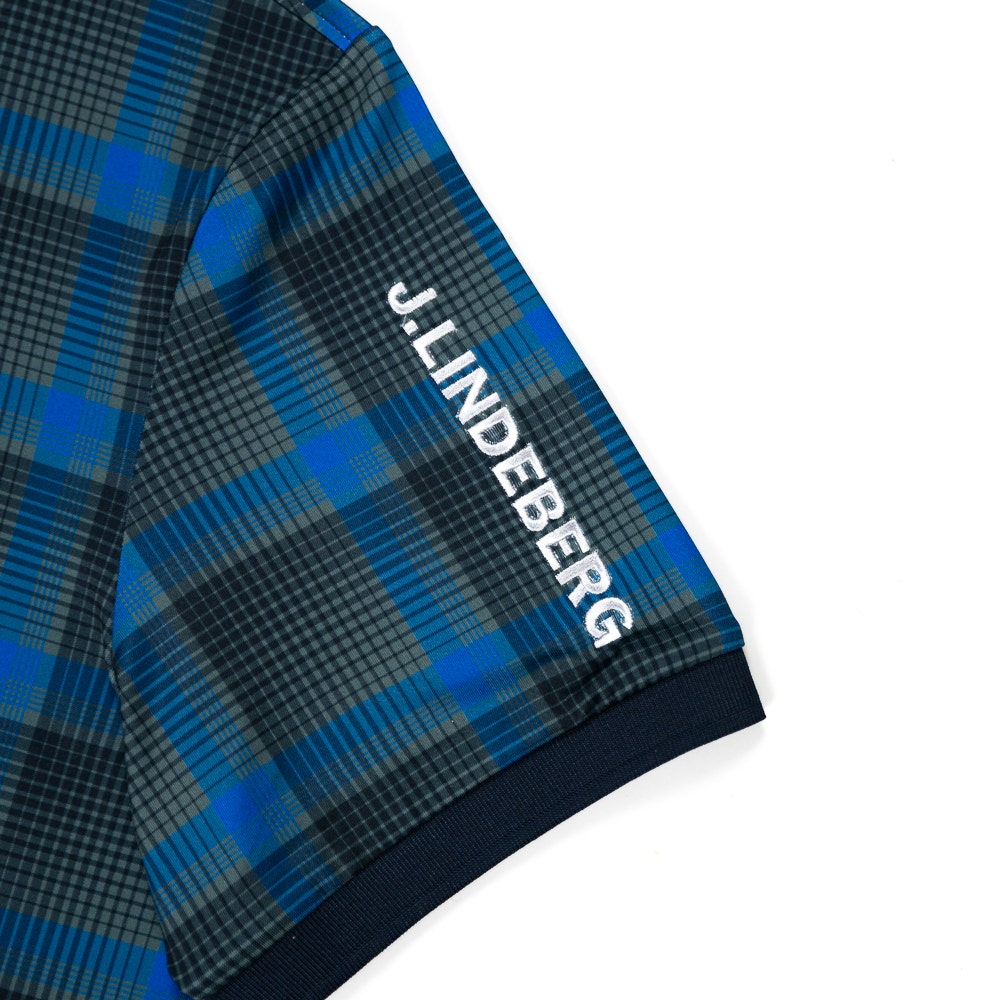 GP Exclusive - J.Lindeberg Tour Tech Print Reg. Fit - GSO Tartan 2026