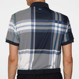GP Exclusive - J.Lindeberg Tour Tech Print Reg. Fit Polo - GSO Tartan