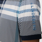 GP Exclusive - J.Lindeberg Tour Tech Print Reg. Fit Polo - GSO Tartan