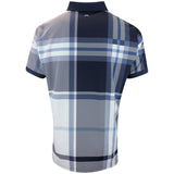 GP Exclusive - J.Lindeberg Tour Tech Print Reg. Fit Polo - GSO Tartan