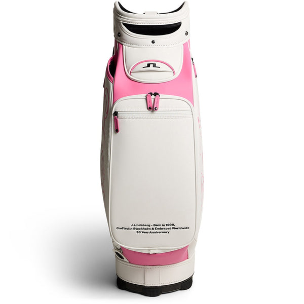 J.Lindeberg Golf Bag - 30Y Staff Bag - White SH26