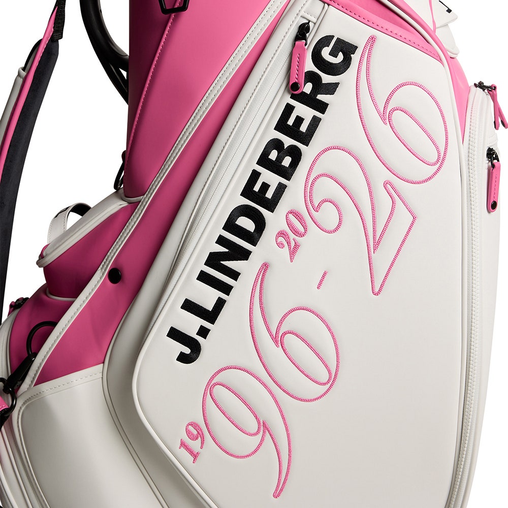 J.Lindeberg Golf Bag - 30Y Staff Bag - White SH26