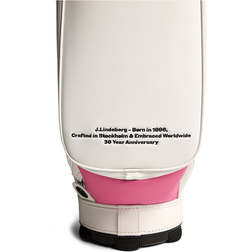 J.Lindeberg Golf Bag - 30Y Staff Bag - White SH26