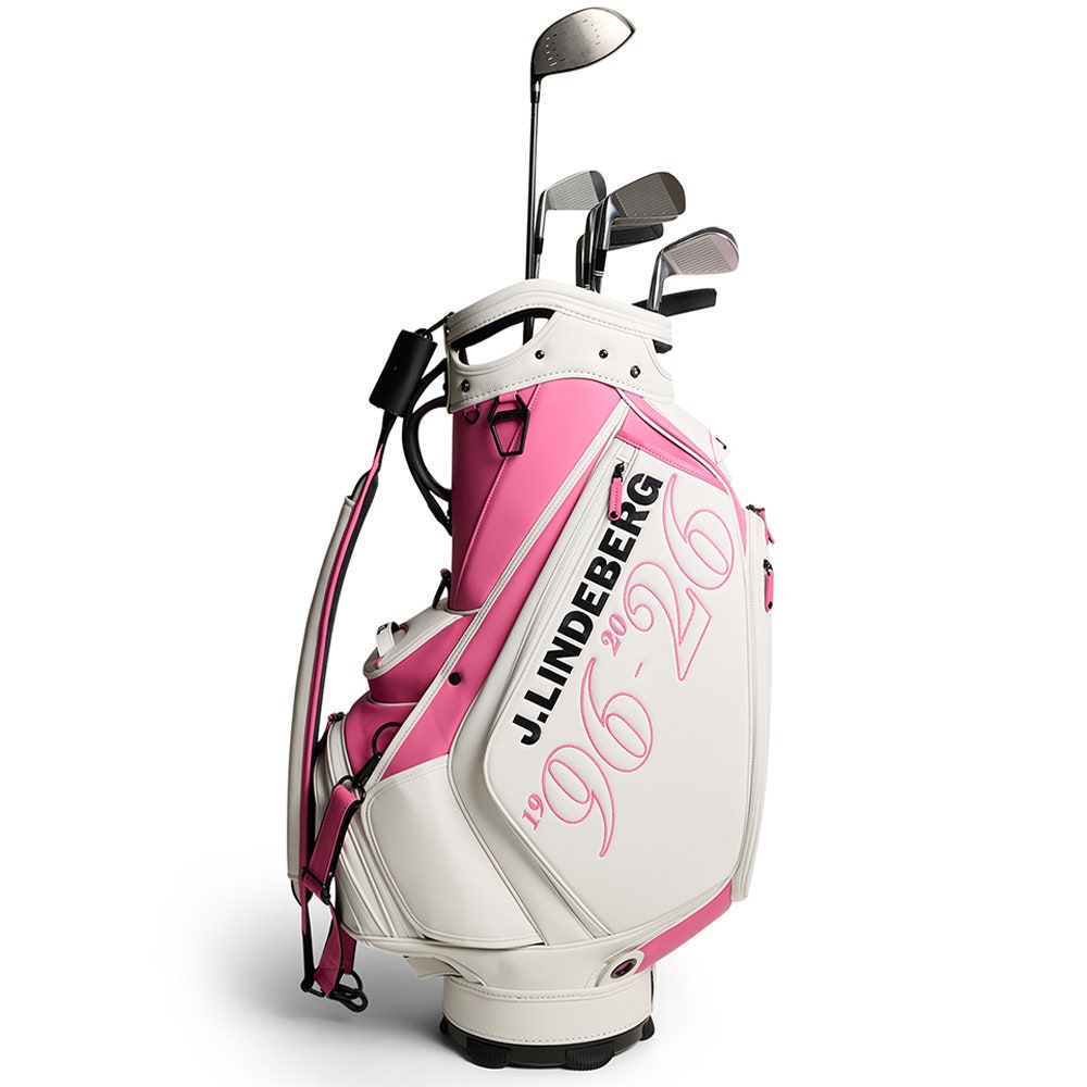 J.Lindeberg Golf Bag - 30Y Staff Bag - White SH26