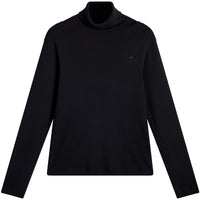 J.Lindeberg Golf Base Layer - Bedford Turtle Neck LS - Black AW26