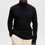 J.Lindeberg Golf Base Layer - Bedford Turtle Neck LS - Black AW26